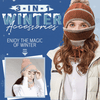 Eliza 3-in-1 Winter Set by Livinglife Beauty, multifunctional head and face warmth.