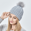Fluffy Fur Knit Pom Pom Winter Beanie from Livinglife Beauty, ensuring warmth and style.